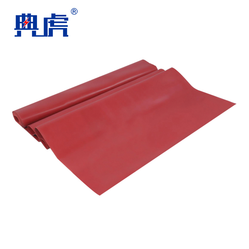典虎 绝缘地垫 红色8mm*1m*10m 卷