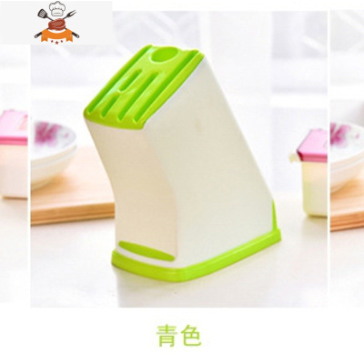 菜刀置物架简约刀架厨房收纳架刀座插刀置物架刀具收纳架菜刀架 敬平 青色刀具架