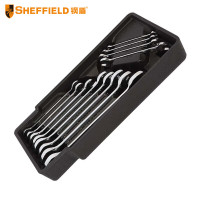 钢盾(SHEFFIELD) S025024 12件套双开口扳手组套[家用]