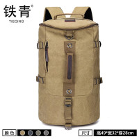 铁青大容量双肩包圆桶包背包Y3 个
