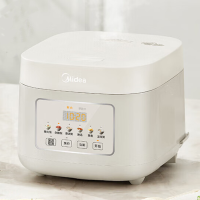 美的(Midea)电饭煲小型3L 316L不锈钢内胆 MB-RE387S 白色