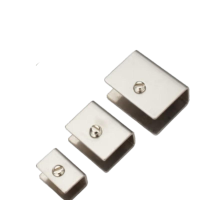 港固 玻璃夹 方形小号夹7-10mm 一个