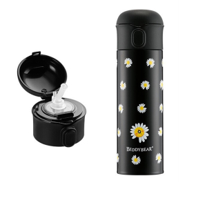 杯具熊小雏菊BEDDYBEAR水果成人吸管保温杯316不锈钢保温杯纯色潮玩系列480ml