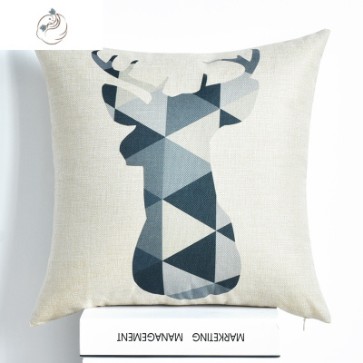 北欧棉麻沙发抱枕家用靠垫套办公室椅子靠枕客厅简约拆洗方枕腰靠舒适主义