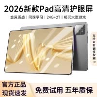 新三星官 2026款12英寸平板电脑 烟狼灰24+512G 满血版十核X35芯片 4K超清护眼5G全网通娱乐办公学习网课二合一插卡通话