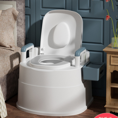 纳丽雅(naliya)老人马桶坐便器可移动家用坐便椅孕妇室内便携式成人座