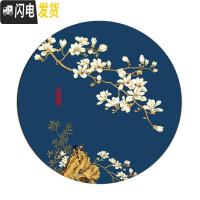 三维工匠十字绣简单绣小件花开富贵欧式清新客厅卧室立体印花满绣2019新款 花开富贵二(小版)[45*45CM]