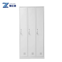 豫庄德铁皮衣柜3门台