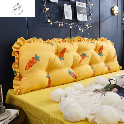 少女可爱靠枕床头靠垫大靠背床上公主软包双人可拆洗风榻榻米舒适主义