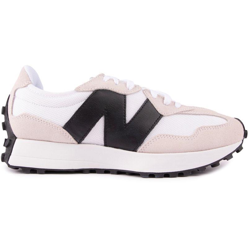 新百伦(New Balance)复古跑鞋男鞋白色黑色拼接舒适潮流运动鞋男E