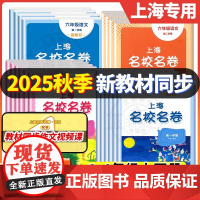 2025秋上海名校名卷一二年级三四五六年级上册下册语文数学牛津英语小学期中期末测试卷七八九年级华东师大卷子沪教版名校卷资