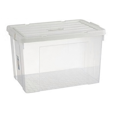 百晟长恒 BSCH-A78GS 15L 防水防潮透明整理收纳箱(计价单位:个)白盖透明
