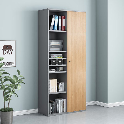 域赢办公家具文件柜档案柜板式书柜木质文件柜资料柜储物柜二门 A款