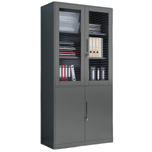 景福达文件柜大器黑色90*40*185cm台