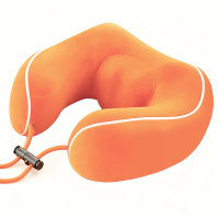 汉司家纺 HANSI-89 67*17cm U型护颈枕 枕头枕芯(计价单位:个)橙色