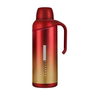 松道 保温壶 不锈钢大容量便携车载旅行保温杯热水壶暖水壶热水瓶暖瓶暖壶保温水壶8系列渐变色1500ml