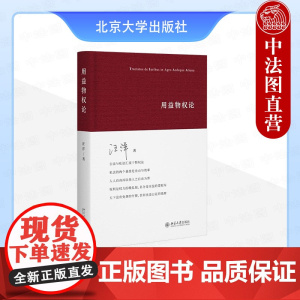 中法图正版 用益物权论 汪洋 北京大学出版社 用益物权制度理论基础功能定位实践应用法学理论司法实务法学学术著作工作参考书