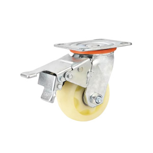丰奋 尼龙万向轮 3寸带刹车 个