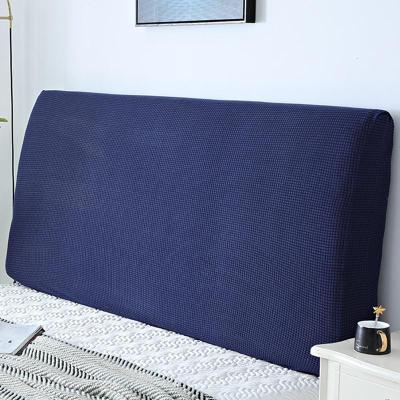 全包床头套罩 床头罩软包床靠背罩防尘保护套简约现代北欧 宝蓝色 2.0米(适合1.9-2.1米床头使用)