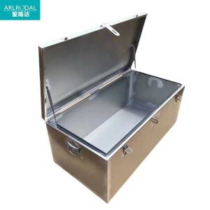 爱路达 不锈钢工具箱加厚1.5MM板材大号80*40*40cm(带液压杆)个