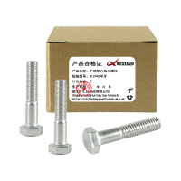 昡 不锈钢六角头螺栓 M12*40半牙 个