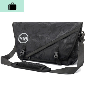 男士斜挎包学生跨包工装包日系潮牌机能邮差包休闲背包男包单肩包NEW LAKE