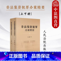 [正版]中法图 非法集资犯罪办案精要 上下册 非法集资犯罪案例分析裁判规则审判办案经验 办理非法集资犯罪案件指导参考书