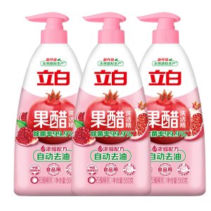 立白 果醋洗洁精500g*3