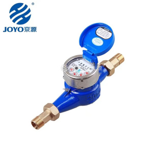 京 源水表家用自来水旋翼式数字冷热水表DN25冷水表