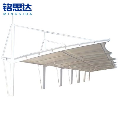 铭思达膜结构遮阳雨棚定制平方米