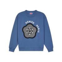 高田贤三(Kenzo)纯棉圆领长袖卫衣女宽松舒适百搭运动休闲套头衫