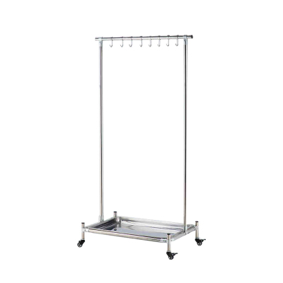 翌嘉YJ4122154 不锈钢拖把架可移动扫把架落地式拖把架 高架8钩 移动款