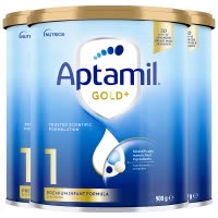 [3罐装]Aptamil澳洲原装进口爱他美金装1段0-6个月婴幼儿配方奶粉900g