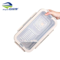 铂锜澳 316不锈钢保鲜盒/35.5*20cm-2500ml/个