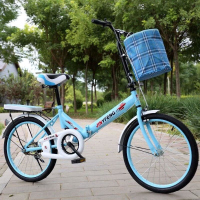 20寸折叠自行车单车男士女式折叠车学生车厂家直发质量保证16