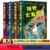 [正版]全套4册视觉大发现 小手电大探秘系列 寻找隐藏的图画3-6-8-12岁儿童找不同捉迷藏城市/丛林/动物园/农场