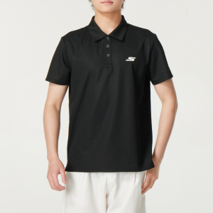 Skechers斯凯奇男女装新款运动服健身训练户外时尚休闲短袖POLO衫T恤P224M126-03K8 ZP
