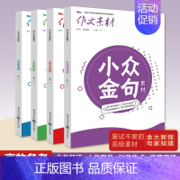 小众素材系列[4本套装] 全国通用 [正版]2025新版小众素材系列金句素材+大家素材+情理素材+新知素材4册全套高考作