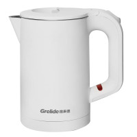 格来德 (Grelide) D2818A电热水壶家用大容量 无缝内胆双层锁温防烫热水壶自动断电防干烧 莫迪蓝 1.7L