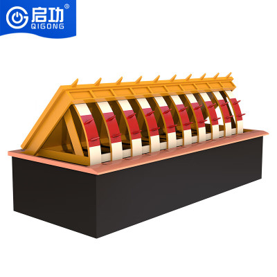 启功液压翻板路障机单位道路设施防撞阻车路障机 每米QG-JZLZJ18