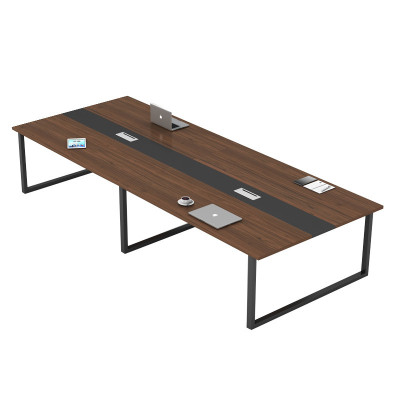 易企采 350*140CM会议桌不含椅 接待洽谈培训桌会客桌 单位:张