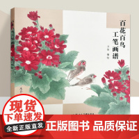 百花百鸟工笔画谱 工笔花鸟画技法教程零基础入门 花鸟画入门临摹画册页作品创作教学上海人民美术