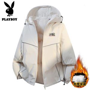 花花公子新款高品质秋冬季青少年加厚棉衣男潮流设计感棉服外套