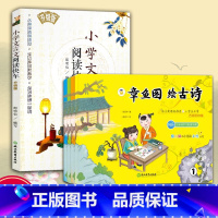 文言文阅读快车+图绘古诗 小学通用 [正版]小学文言文阅读快车 升级版 小学三四五六年级上下册通用小升初小学语文阅读训练