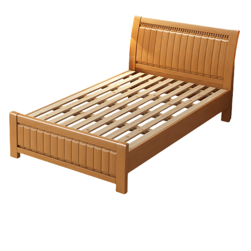 鑫木樽单板床1*2*0.96m+床头柜1组