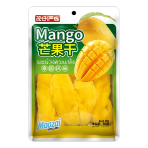 茂仔严选芒果干90g果脯果干蜜饯休闲零食小吃甜点芒果干*2袋