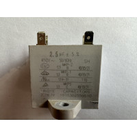 帮客材配 全新原件 空调风机电容 ASC- 26DL3 2.5μF 四脚插片 收前务必验货