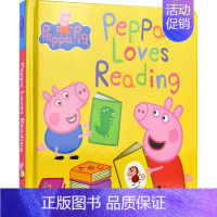 小猪佩奇爱阅读 [正版]Peppa Pig Peppa's Busy Day 小猪佩奇忙碌的一天 认识时间纸板书 时钟玩