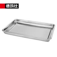 德玛仕 DEMASHI 304不锈钢托盘 蒸饭盘 蒸饭柜蒸饭车 无孔蒸盘XM01(304)属于配件(不是主商品)