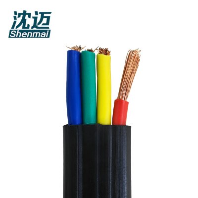 沈迈 铜芯扁电缆 YFFB-4*4mm²(200米) /捆
